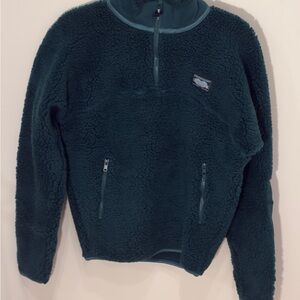 Madhappy Sherpa Half Zip Pullover Pine Green XS New
With Tags